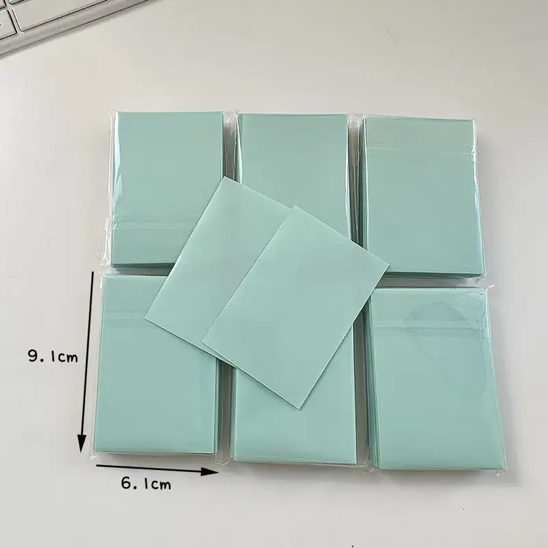 Sharkbang 50pcs/Lot Holo Card Sleeves 61x91mm 20C Macaron Color Kpop Holder For Postcards Films Game Cards Photocard Protector - Image 8