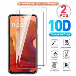 Premium Tempered Glass Screen Protector - Pack of 2 - MotoE14 (2Pcs Tempered Glass)