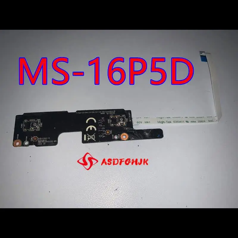Б/у Ms-16p5a ДЛЯ MSI Gp63 GE63VR GE63 GE73 GP73 GE73VR Плата медиа-кнопок ms-16p5 MS-17C5 С КАБЕЛЕМ работает