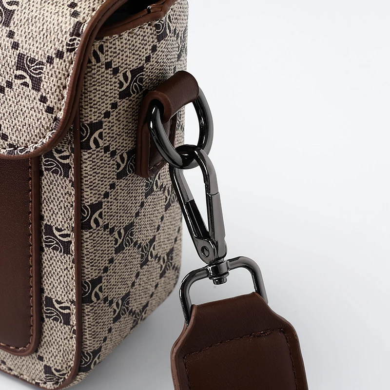 High-End Men’s PU Leather Crossbody Sling Bag