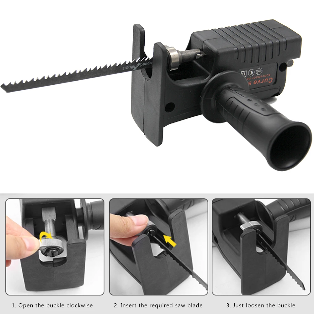 Reciprocating Saw Adapter Electric Drill To Electric Saw for Wood Metal Cutting Tool with Blade for Wood Metal Cutting multi purpose saw reciprocating saw