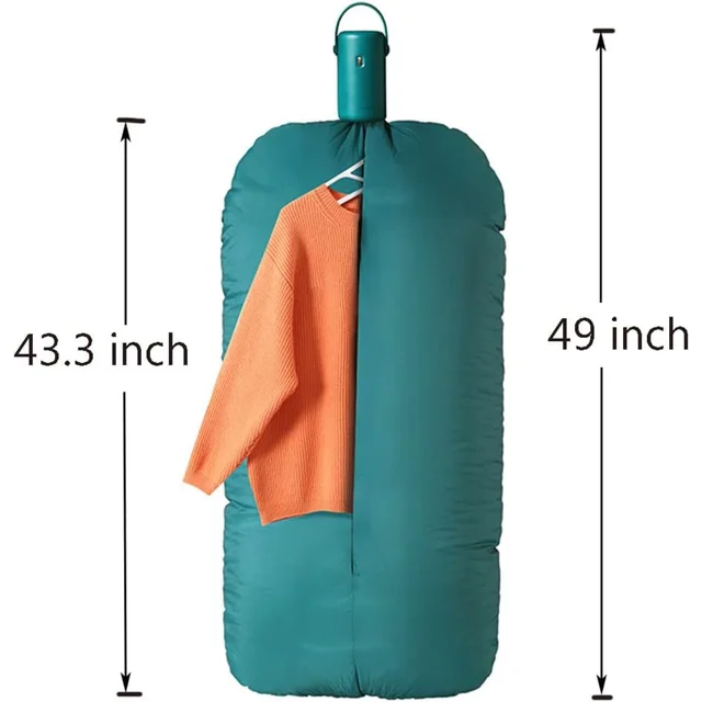 Portable Clothes Dryer, 250W Multifunctional Small Dryer Machine, Big Clothes Bags for Travel and  Laundry 2