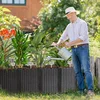 Fast Shipping.home.Reinforced Planter Box, 63"L x 16"W x 20.9"H, Suitable for Porches, Decks, Courtyards, Balconies 2