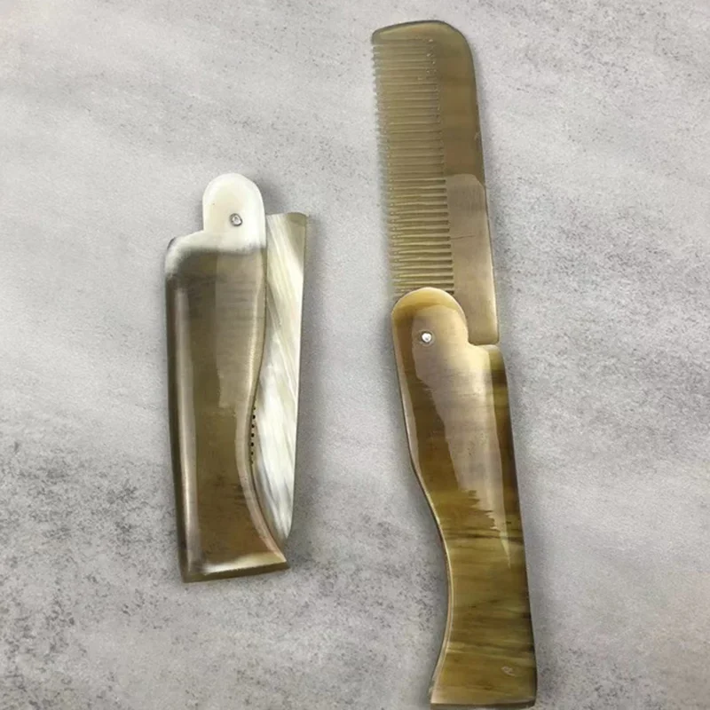 불혼 빗 접이식 헤어 브러시, 휴대용 수염 빗, 헤어 스타일링 도구, 헤어 케어