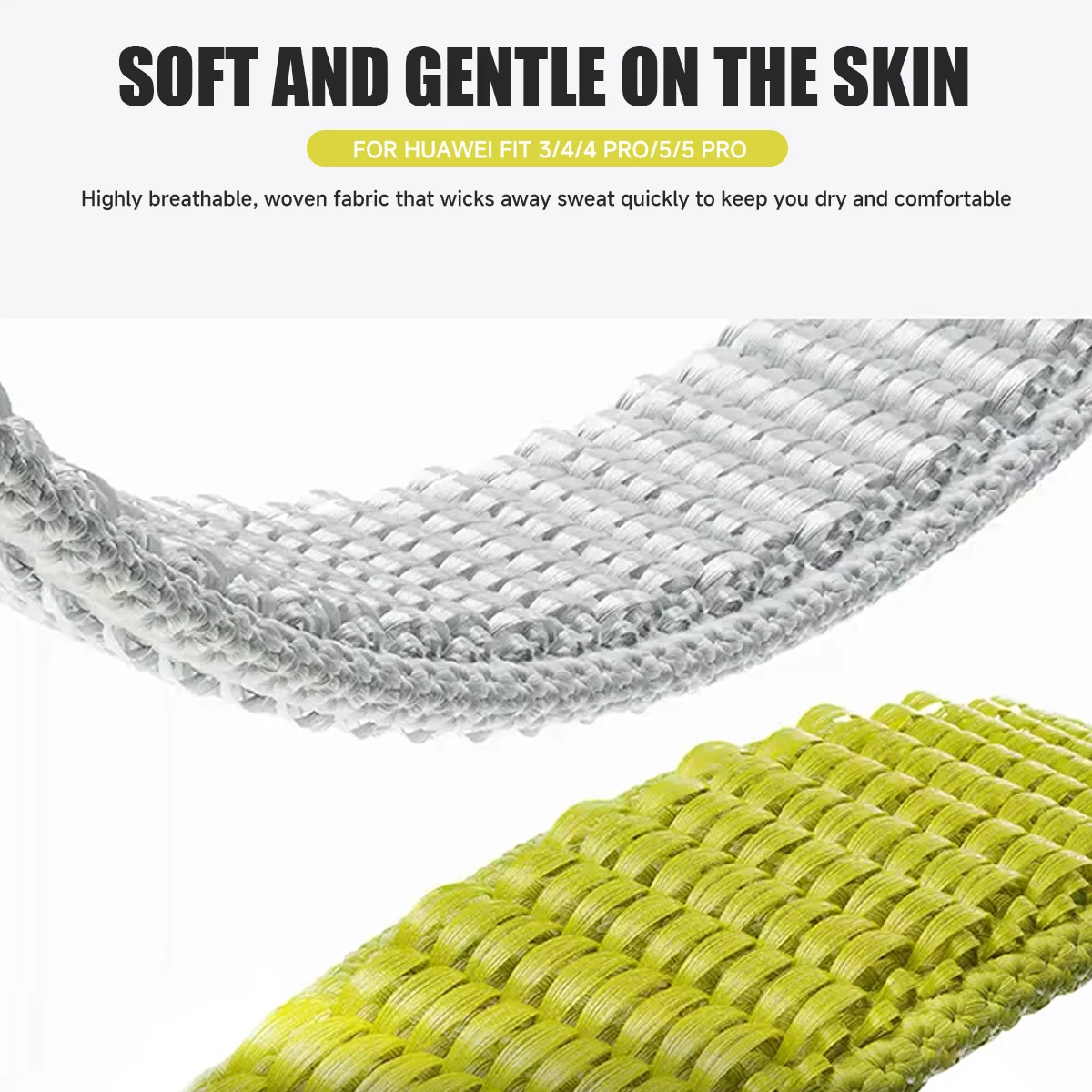 Breathable Nylon Braided Adjustable Strap