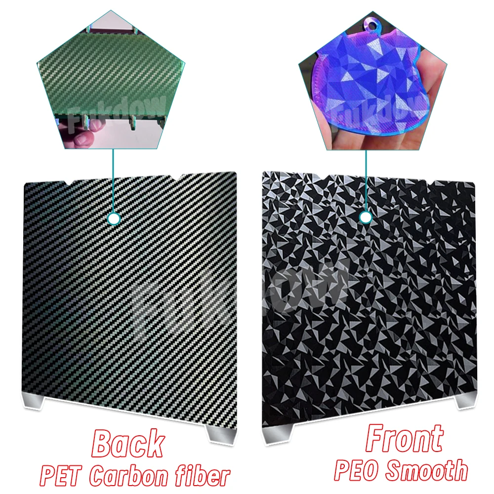 Magnetic PEI Sheet with Holographic Build Surface - 235x235mm