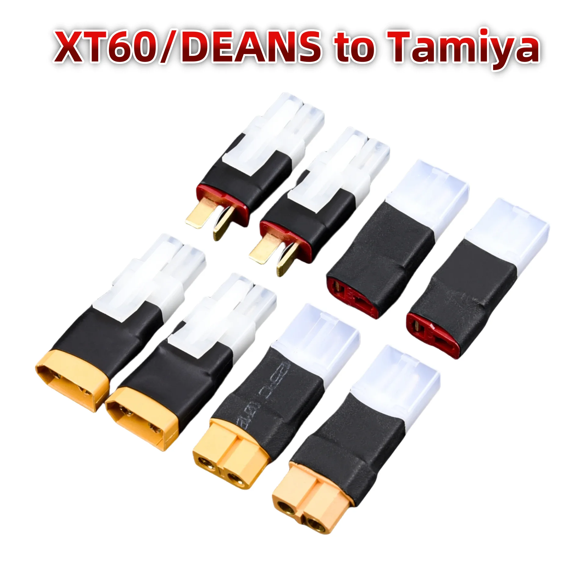 Sfeb5fa8961fa4e9da4ce0d90c15909a56.jpg TAMIYA – adaptateur MPX Mini Tamiya mâle femelle vers prise XT60/T, connecteur Deans de Conversion de batterie pour modèle RC FPV Lipo batterie ESC
