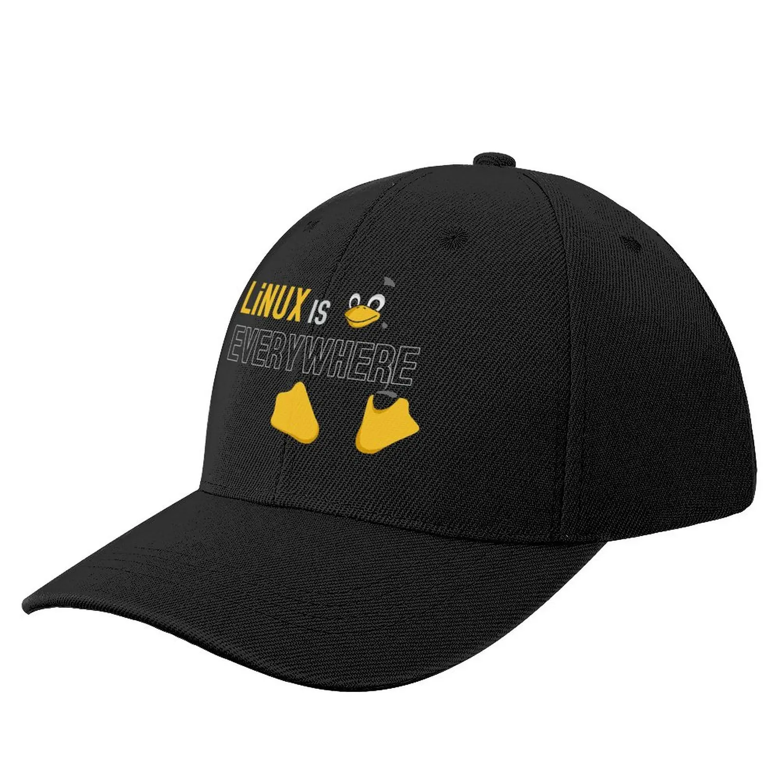 

Linux is Everywhere Baseball Cap cute hard hat Christmas Hat birthday Sun Hat For Children Woman Hats Men's