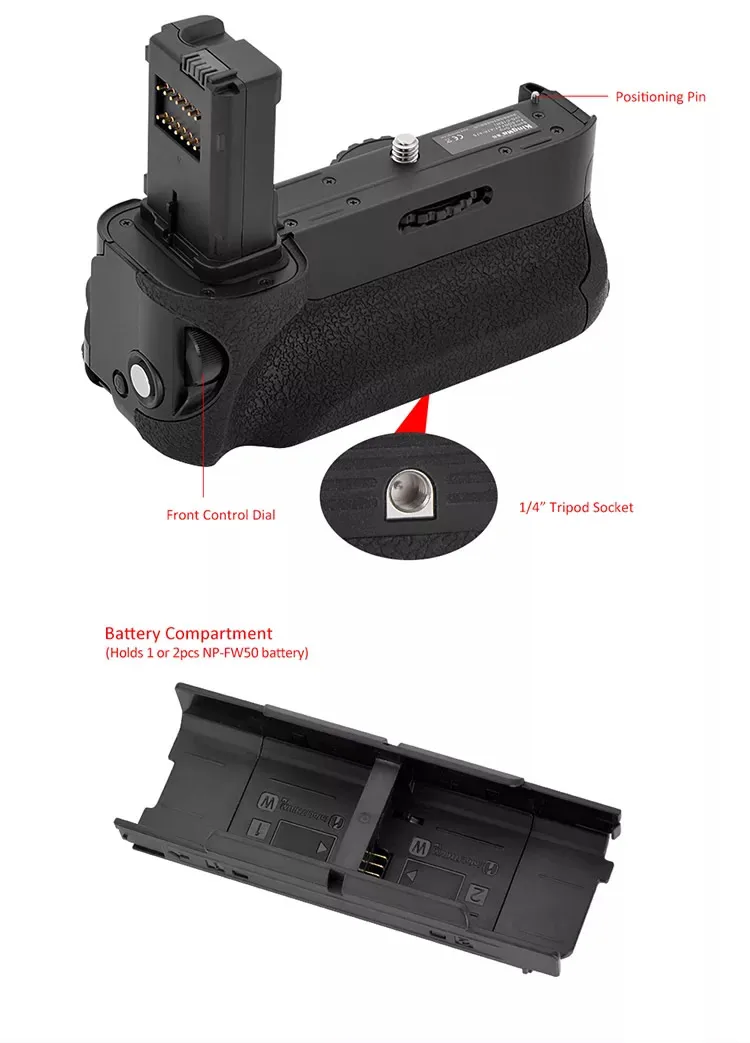 Description Picture 6 of itemA7 Battery Grip VG-C1EM Vertical Grip for Iconic Brand A7 Alpha 7 ILCE-7 Vertical Battery Grip