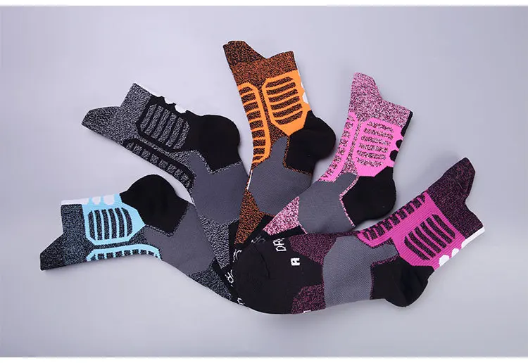 Men Sock Sports Breathable Women Compression Crossborder Supply Running Riding Cycling Knee high Basketball Biking Hockey Soccer