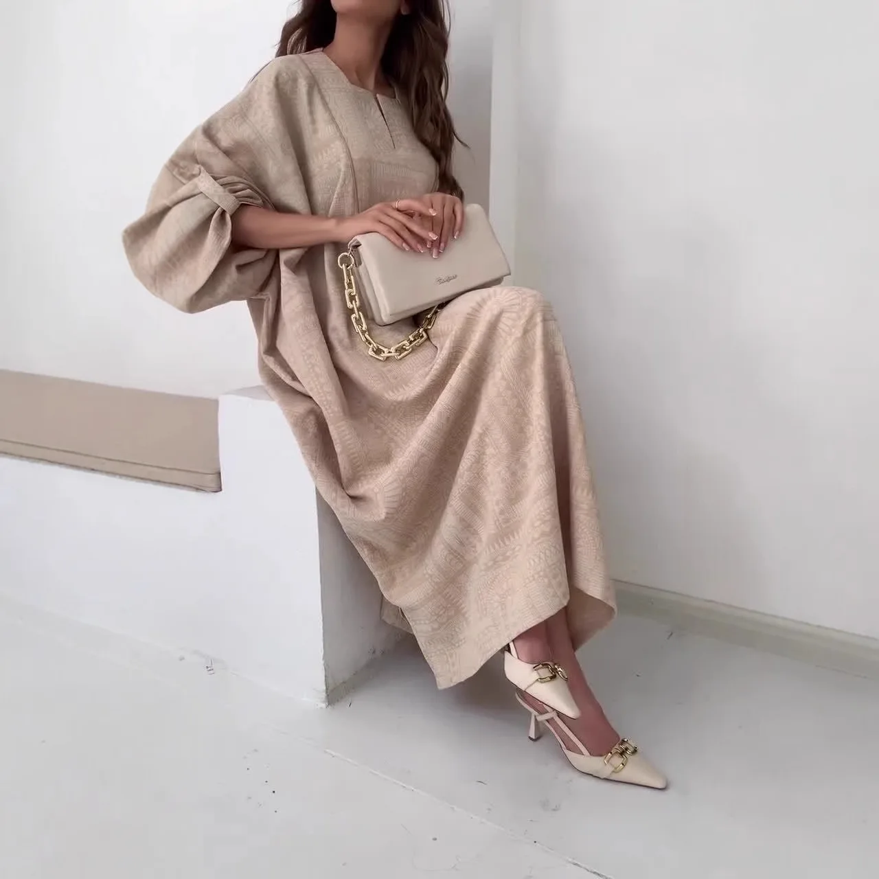 عباية نسائية مسلمة فستان متواضع جلابية عربية سعودية رداء طويل إسلام فيستدوس رمضان المغرب فساتين دبي عبايات قفطان