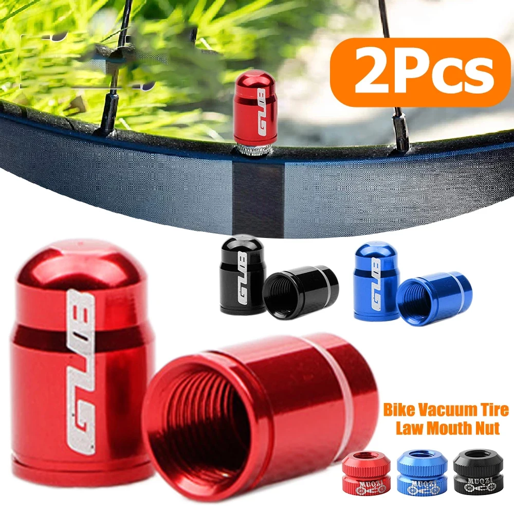 

2pcs MTB Tire Valve Protector Law Mouth Bicycle Accessories Bicycle Tire Valve Cap Aluminum Bike Tire Caps Schrader/Presta