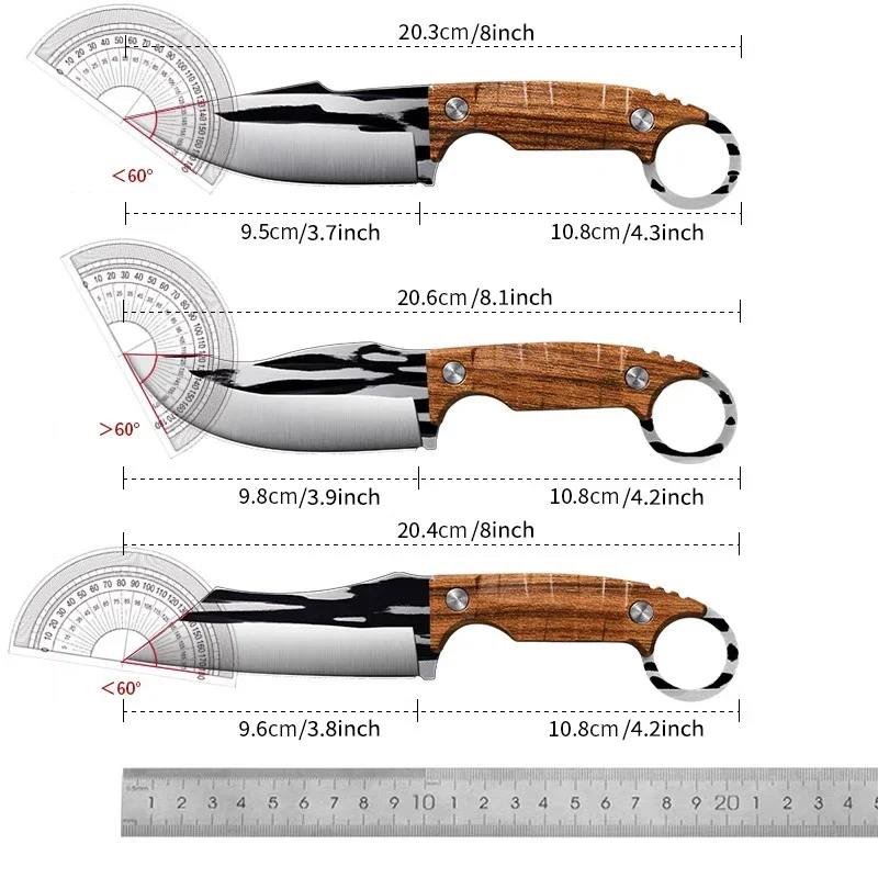 Bone picking specialized knife forging small knife sharp fruit household meat cutting hand handle meat knife kitchen knives