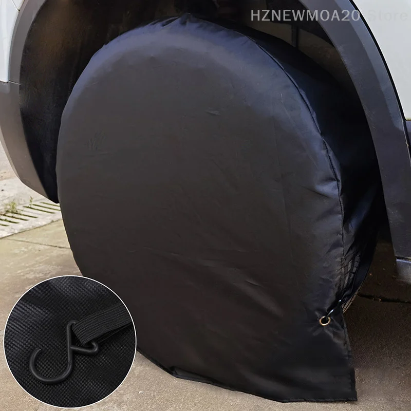 Universal Car Spare Wheel Tyre Cover Wheel Pocket Tire Spare Tire Storage Cover Handbag Protective Bags