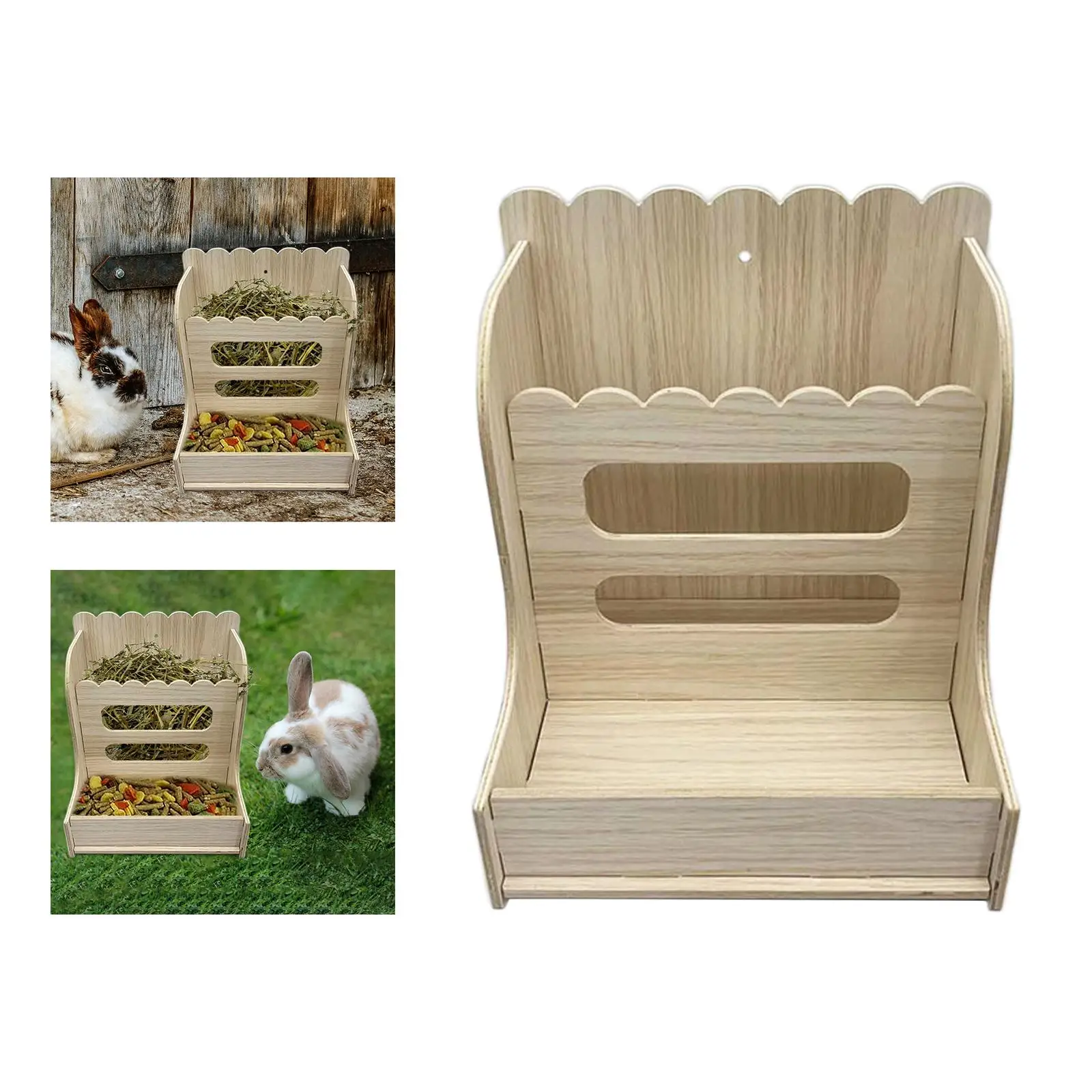 Dimensions du ratelier lapin
