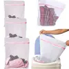 New Washing Machine Laundry Bag Bra Underwear Clothes Mesh Net Storage Zipper Pouch 4