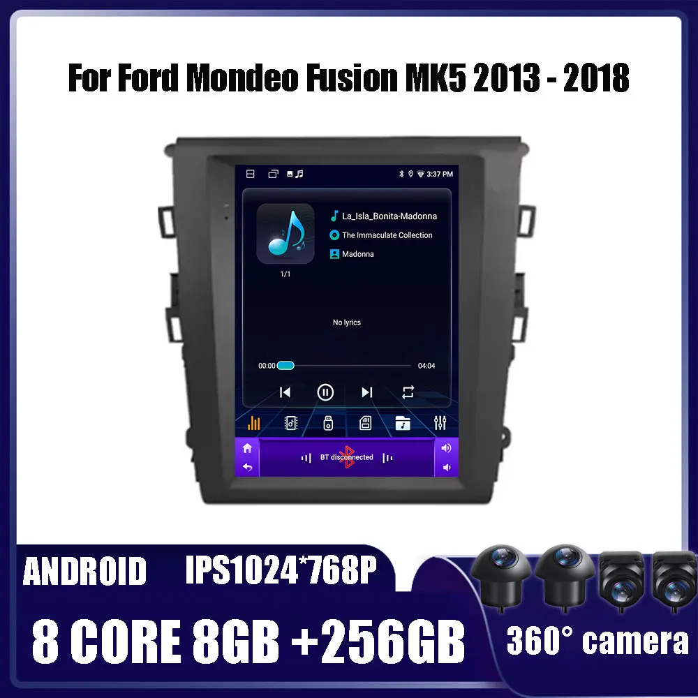 

Android 13 Playe For Ford Mondeo Fusion MK5 2013 - 2018 Car Intelligent System Radio Multimedia Video GPS CarPlay WIFI 9.7 “