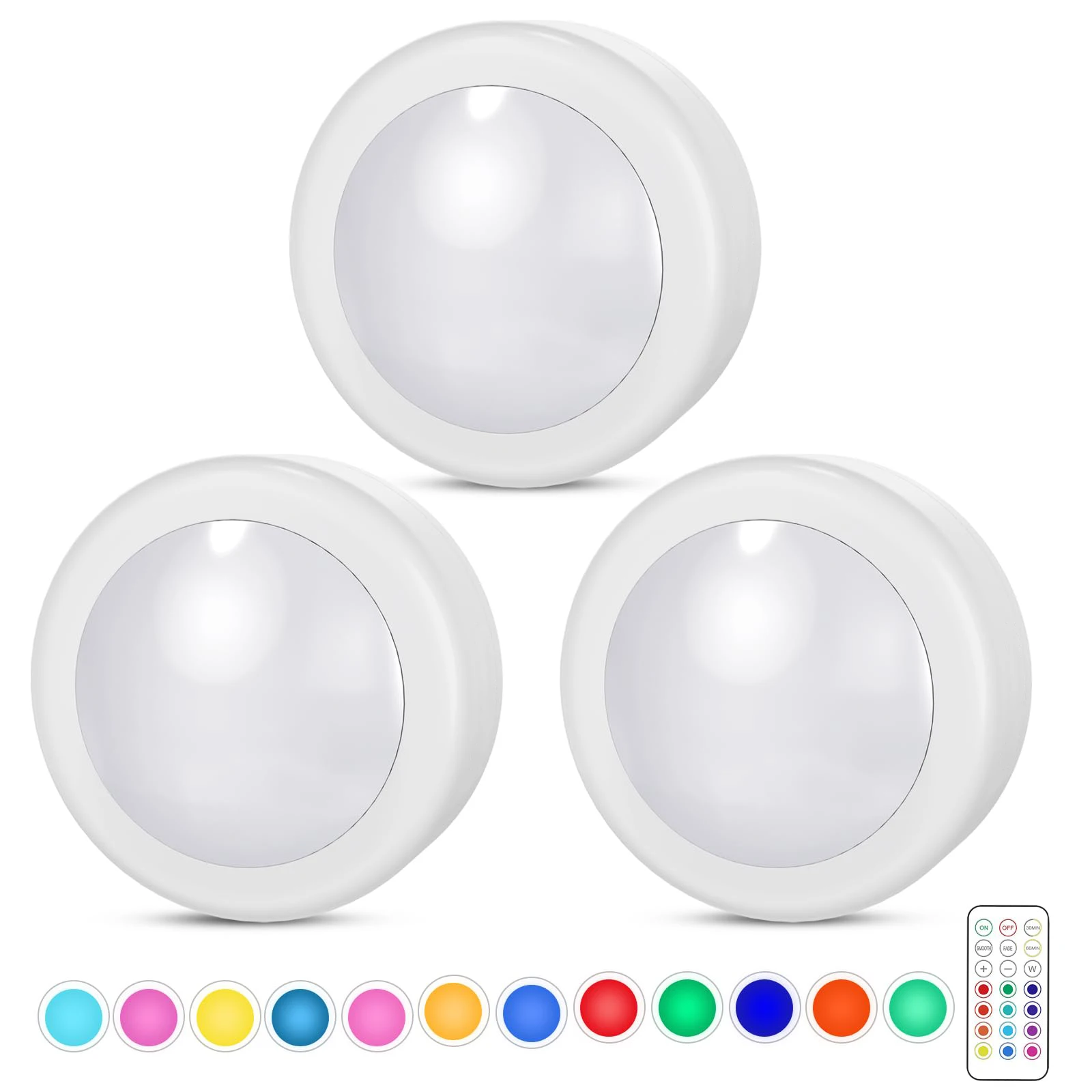3 Puck Lights