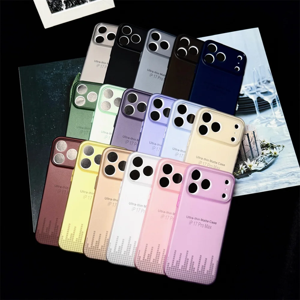 Ultra Thin Matte Translucent Phone Case - Shockproof Clear Slim Soft TPU Back Cover