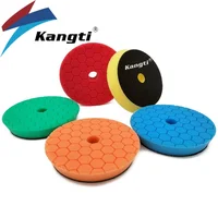 3/5/6lnches Car Polishing Pad Germany Foam Buffing Pads Professional DA / RO Polishers Sponge Disc 1