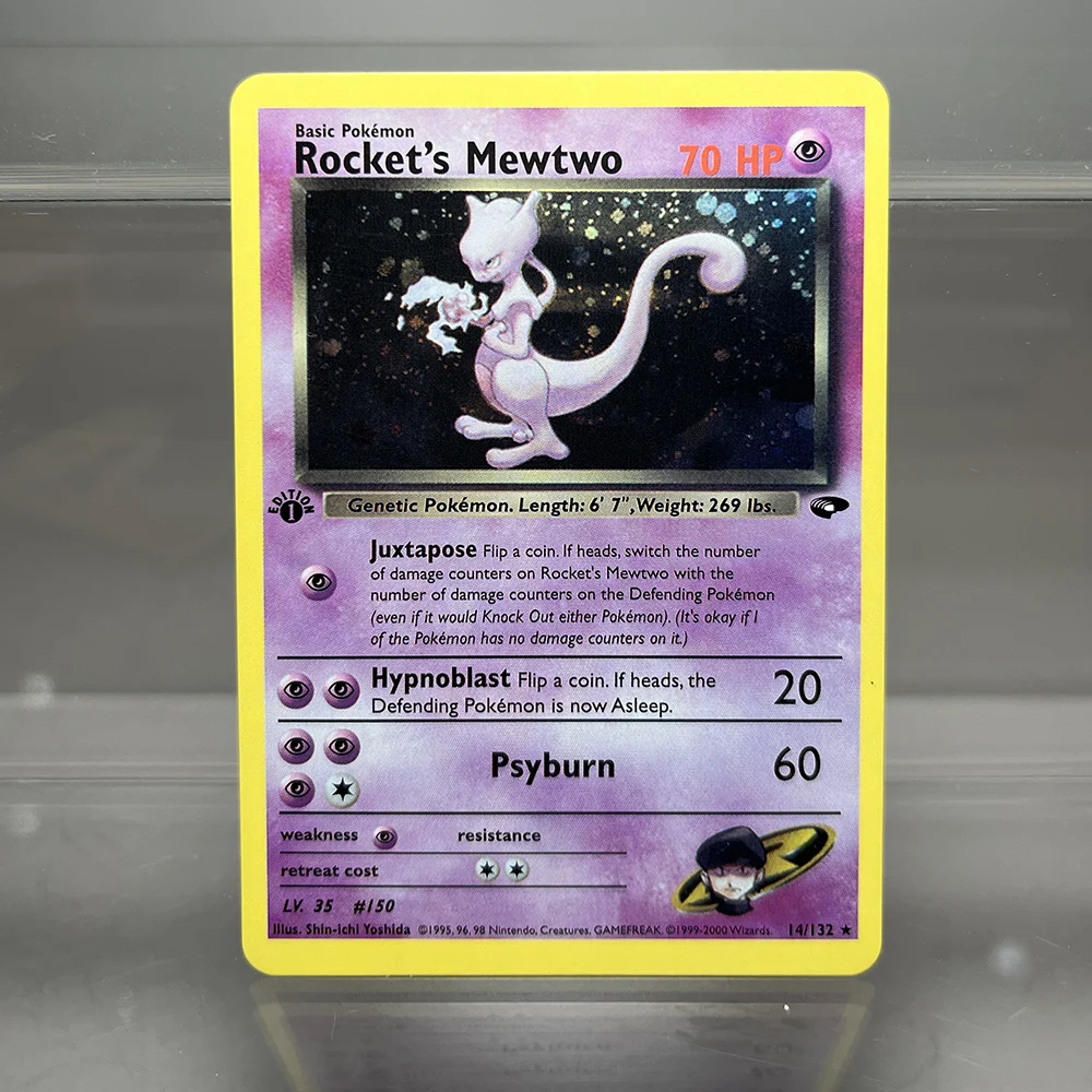 PKM Proxy Cards Classic 1996 1. Auflage Mewtwo Gyarados Alakazam Cards Collection PTCG Neo Genesis Folienkarte – Detail 18