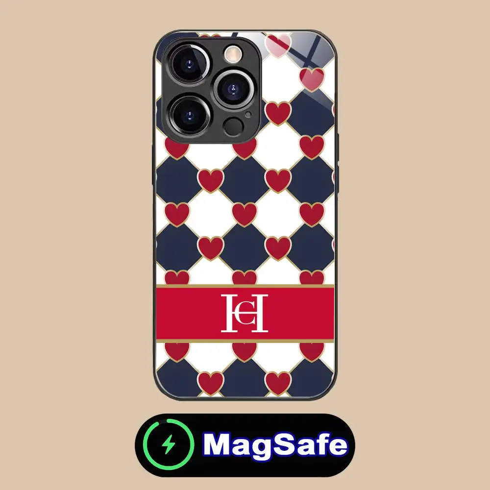 Mode CH Mobile Handy Fall für iPhone 17 16 15 14 13 12 11 Pro Max Plus Mini MagSafe Glas Farbe Abdeckung Luxus Abdeckung – Detail 11