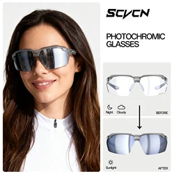 Photochromic Sports Sunglasses - Unisex UV400 Cycling & Running Eyewear (Photochromic - SI - 06)