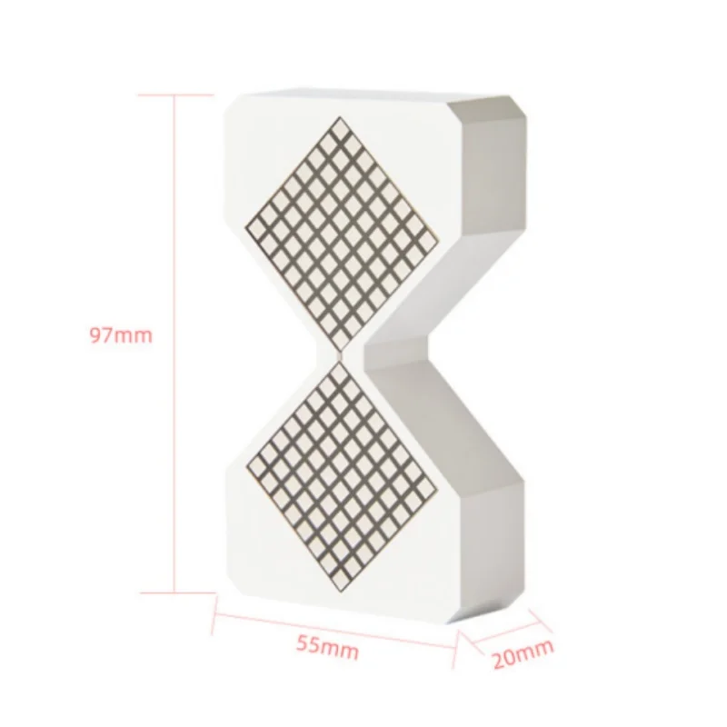 Multifunction Digital Hourglass Timer LED Display Countdown Clock Cyberpunk Room Decor Creative Electronics Gift For Birthday