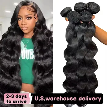 16A Body Wave Bundles Human Hair Brazilian Virgin Weave Hair 3 4 5 Pcs 100% Unprocessed Raw Hair Bundles Extensions For Women