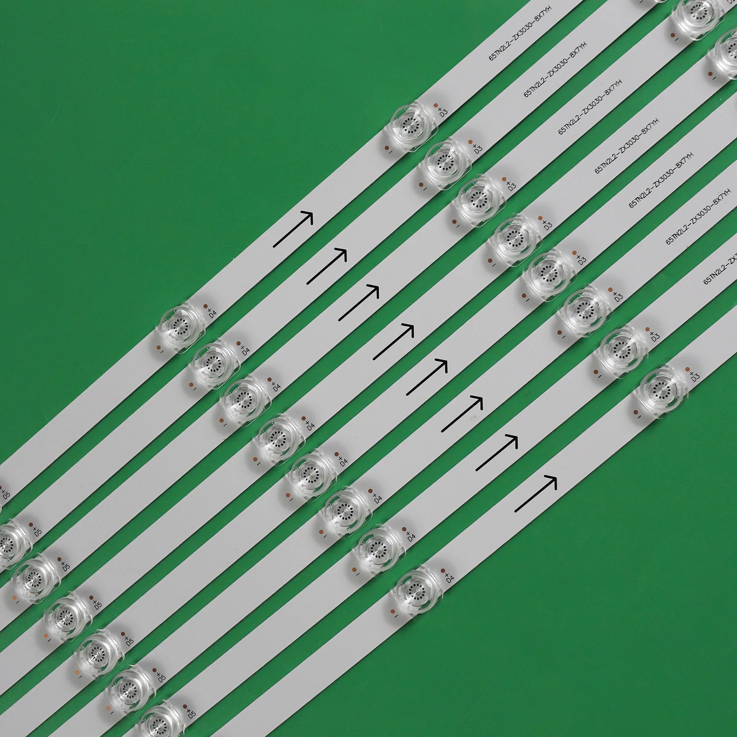 65TN2L2-ZX3030-8X7YH용 LED 백라이트 스트립 7 램프