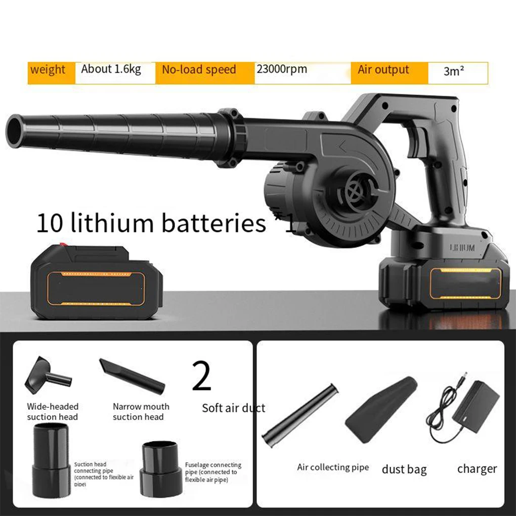 Efficient 3-Mode Blower Cordless With Strong Power 750W Power Blowers For Lawn Care Lightweight