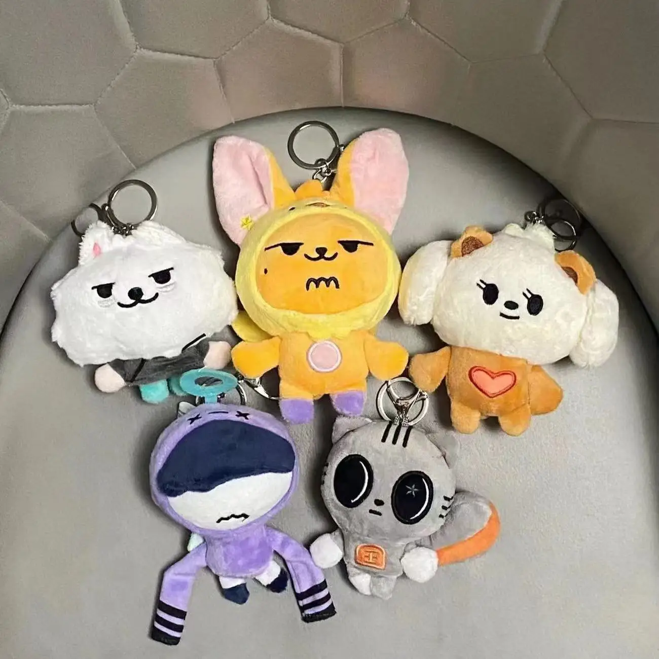 Kpop TXT Dolls Cute Soobin Beomgyu PPULBATUTutu Bar Two-Bar Dolls Soft Animals Keyrings BEOMGYU TAEHYUN Bag Pendant Fans Gifts 3