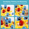 Tic Tac Toe Funny Table Board Games Family Party Game Big Eating Small Chess Puzzle Toys Parent-child Interactive Toys for Kids 6