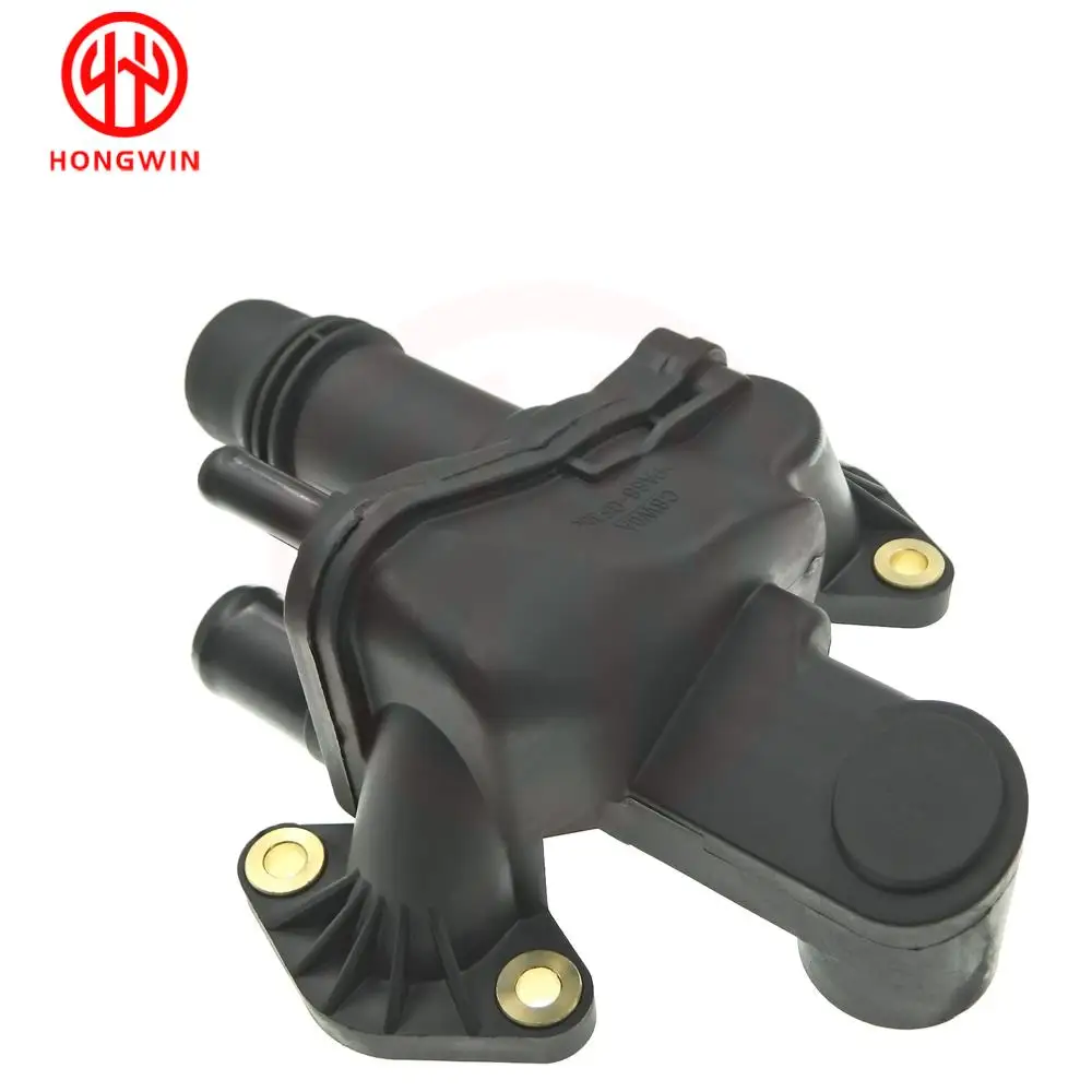 Engine Coolant Thermostat Water Outlet LR073372 For Land Rover Discovery 3/4 Range Rover Sport Jaguar XF S-Type 4H2Q8592BF engine coolant thermostat