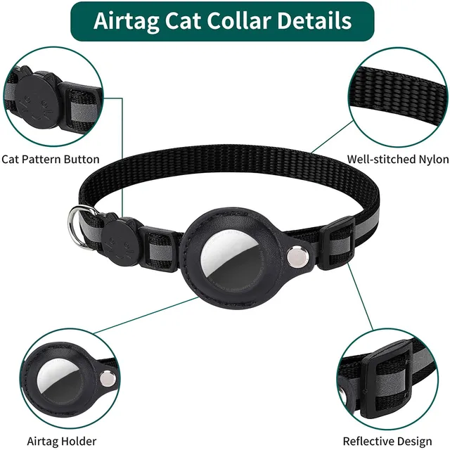 Cat Air Tag Holder Collar 2