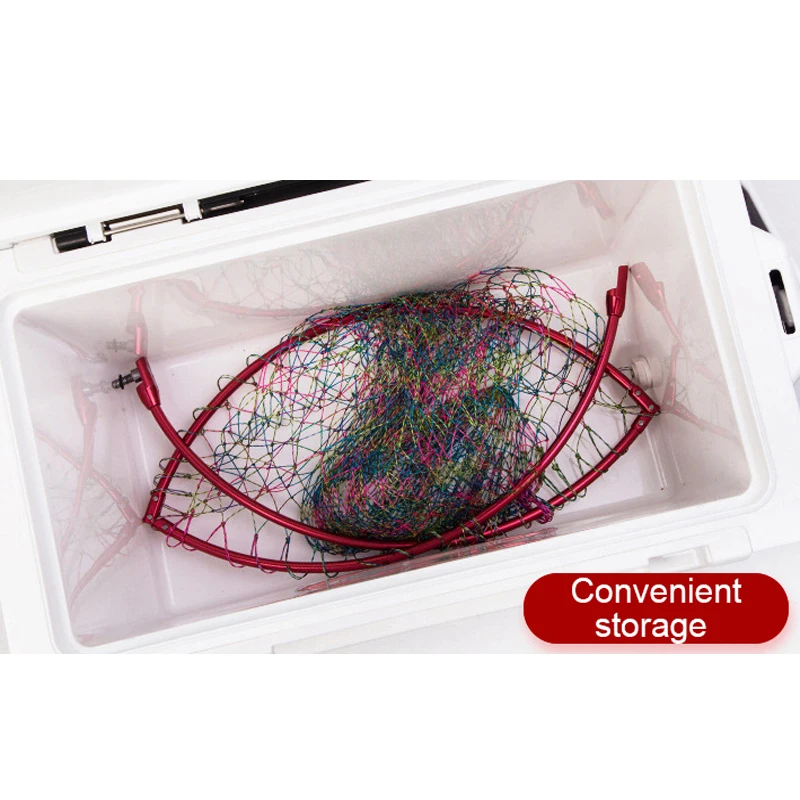 35CM/40CM/45CM Foldable Fishing Landing Net Head Decor Glue