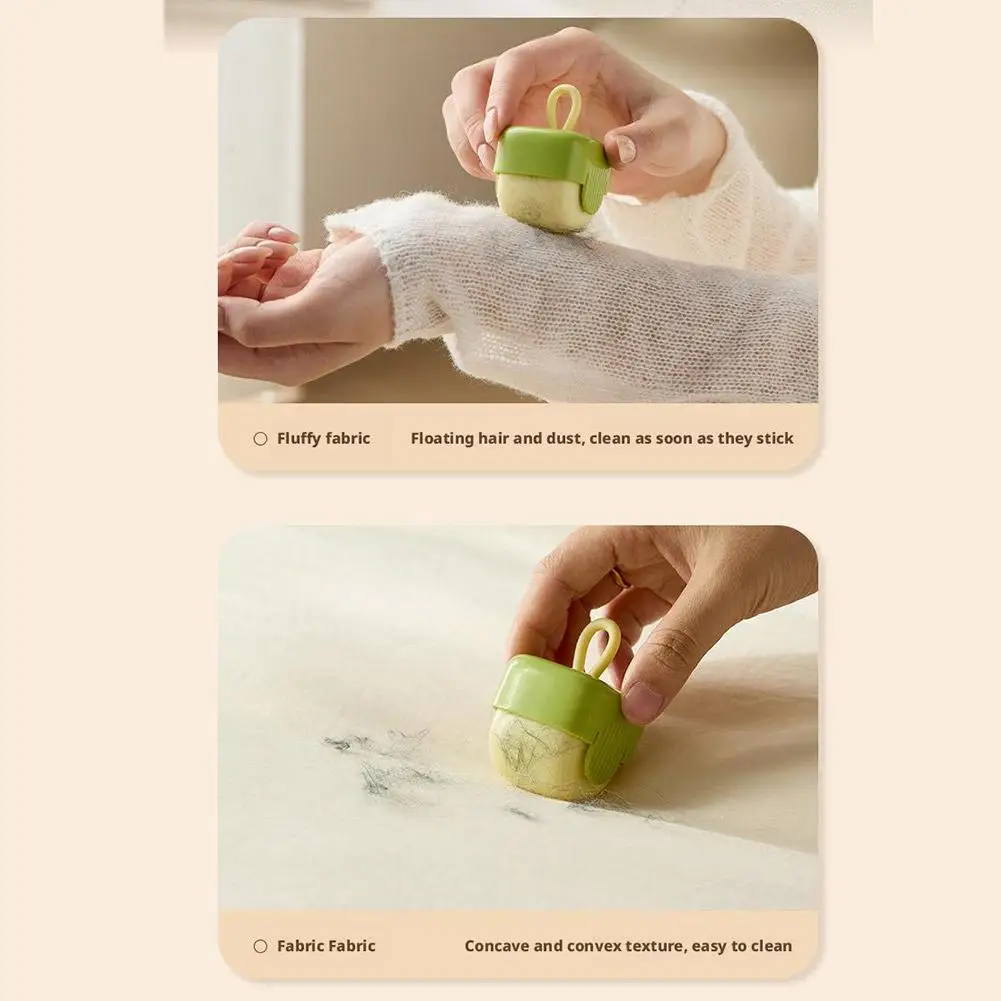 Washable Lint Roller Ball Multifunctional Portable Reusable Sticky Hair Brush Clothes Cotton Lint Roller Ball Brush Hair lint roller brush