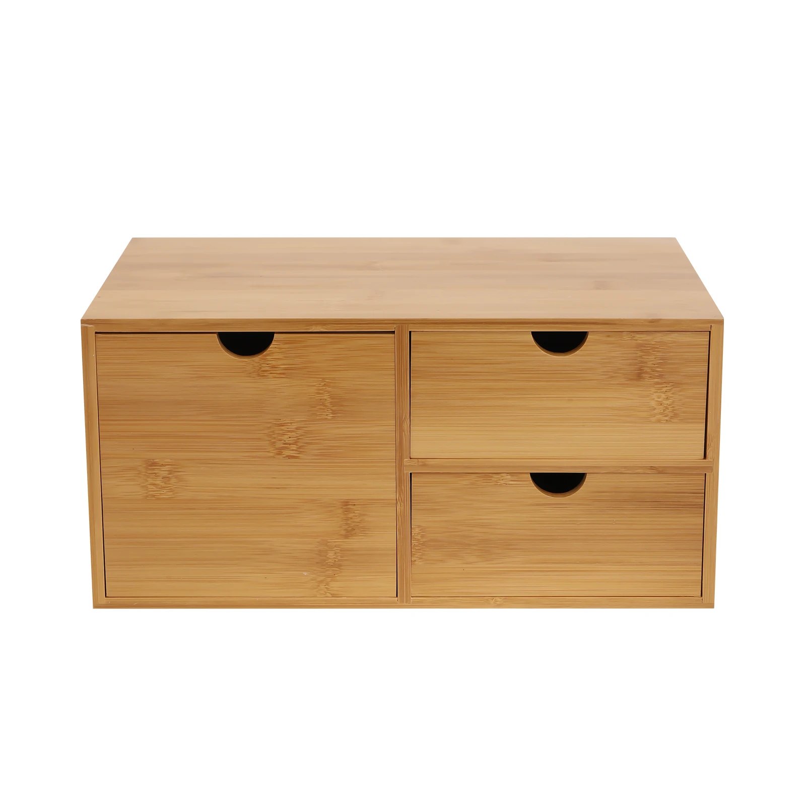 Organisateur de bureau en bambou, mini tiroir de bureau en bambou, boîte de rangement pour bureau et maison, aucun assemblage requis Sfeb7aa0d6aee474992d3fcb72bf0ba65h