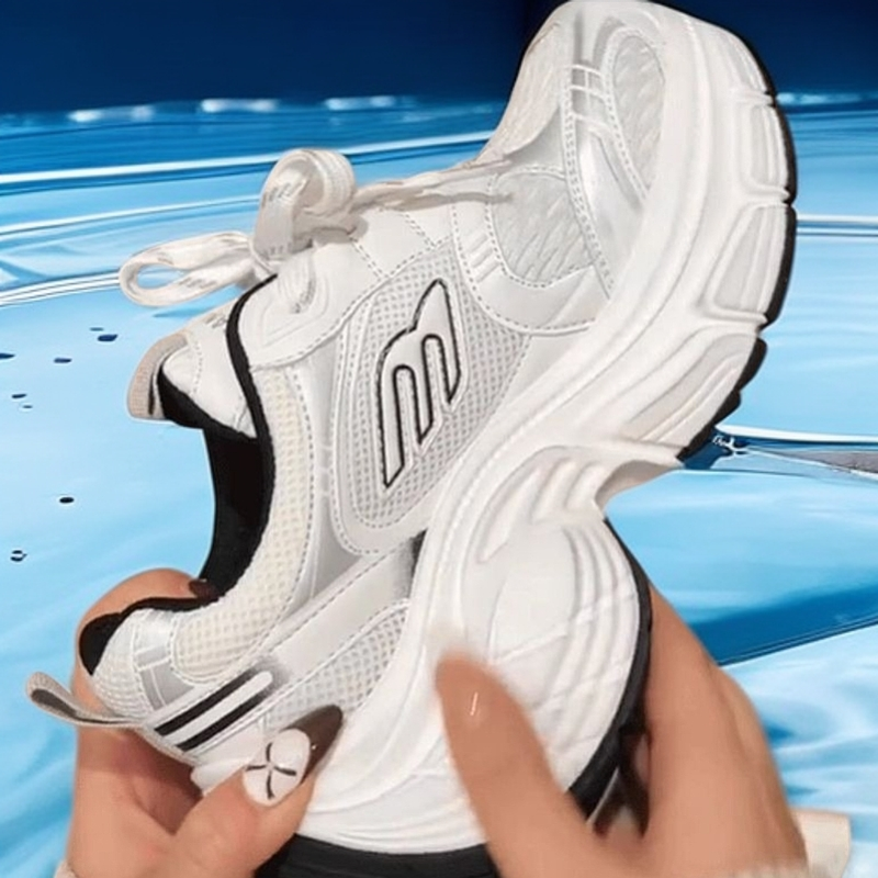 Womens Shoes Spring and Autumn Versatile Lightweight and Non-slip Sports Dad Shoes for Women High-value