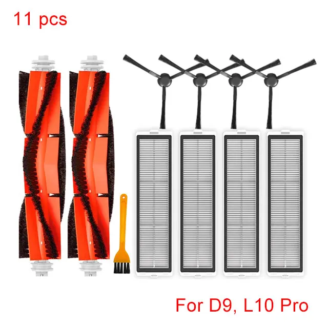 Advanced Spare Parts & Accessories Kit for Robot Vacuum: Main/Side Brushes, Mop, HEPA Filter