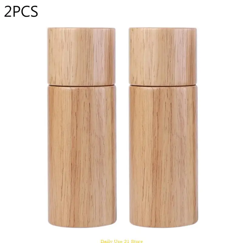 

Manual Pepper Grinder Wooden Salt & Pepper Mill Multi-Purpose Kitchen Tool