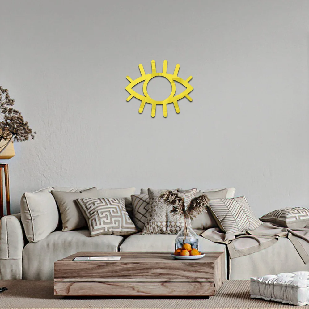 Eye acrylic three-dimensional wall paste bedroom room decoration self-adhesive painting wall layout living room mural decor