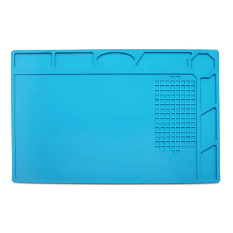 

A50I Soldering Mat Solder Pad Insulation Silicone Mat Anti Static For Soldering Brazing Repair Tool Welding Past