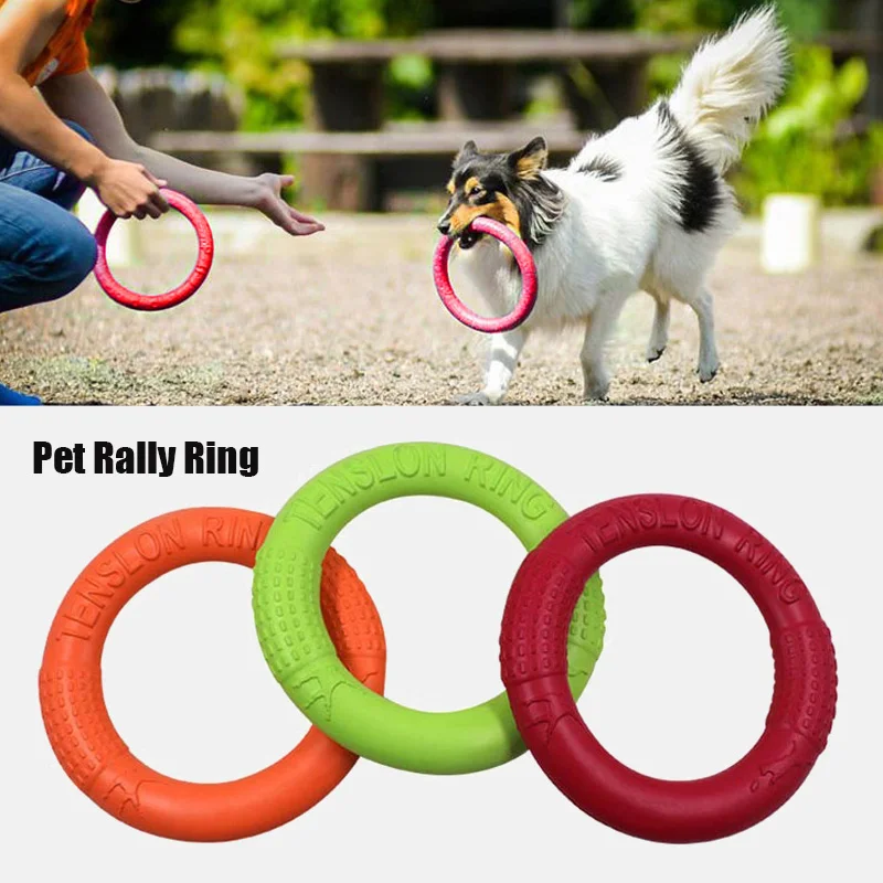 Pet Flying Discs EVA Dog Toys Pet Rings Puller Puppy Large Perros