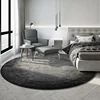 Luxury Nordic Bedroom Decor Plush Carpet Large Area Round Cloakroom Rug Washable Non-slip Mat Minimalist Carpets for Living Room 2