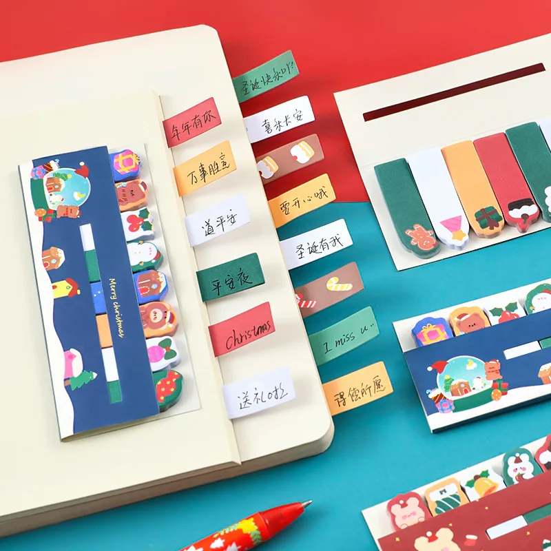 %E3%80%90FUN%20LIVE%E3%80%91%20Kawaii%20Christmas%20120%20Sheets%20Sticky%20Notes%20Index%20Tabs%20Bookmark%20Notepad%20Posted%20It%20Stationery%20Papeleria%20School%20Office%20Supplies%20-%20Image%205