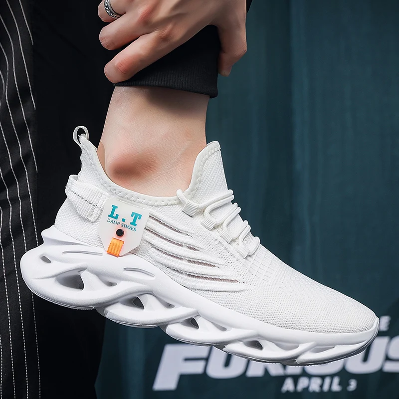 

Damyuan New arrivals Men Breathable Mesh Running Shoes Sneakers Walking Trainers Athletic Jogging Sports Shoes Plus Size 39-50