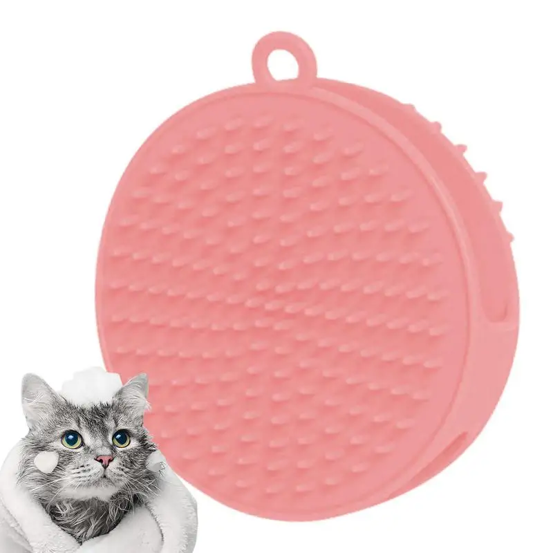 

Pet Shampoo Brush Grooming TPR Bath Brush Double-Sided Massage Brush Pet Store Hospital Shelter Home Dog Brushes For Massaging