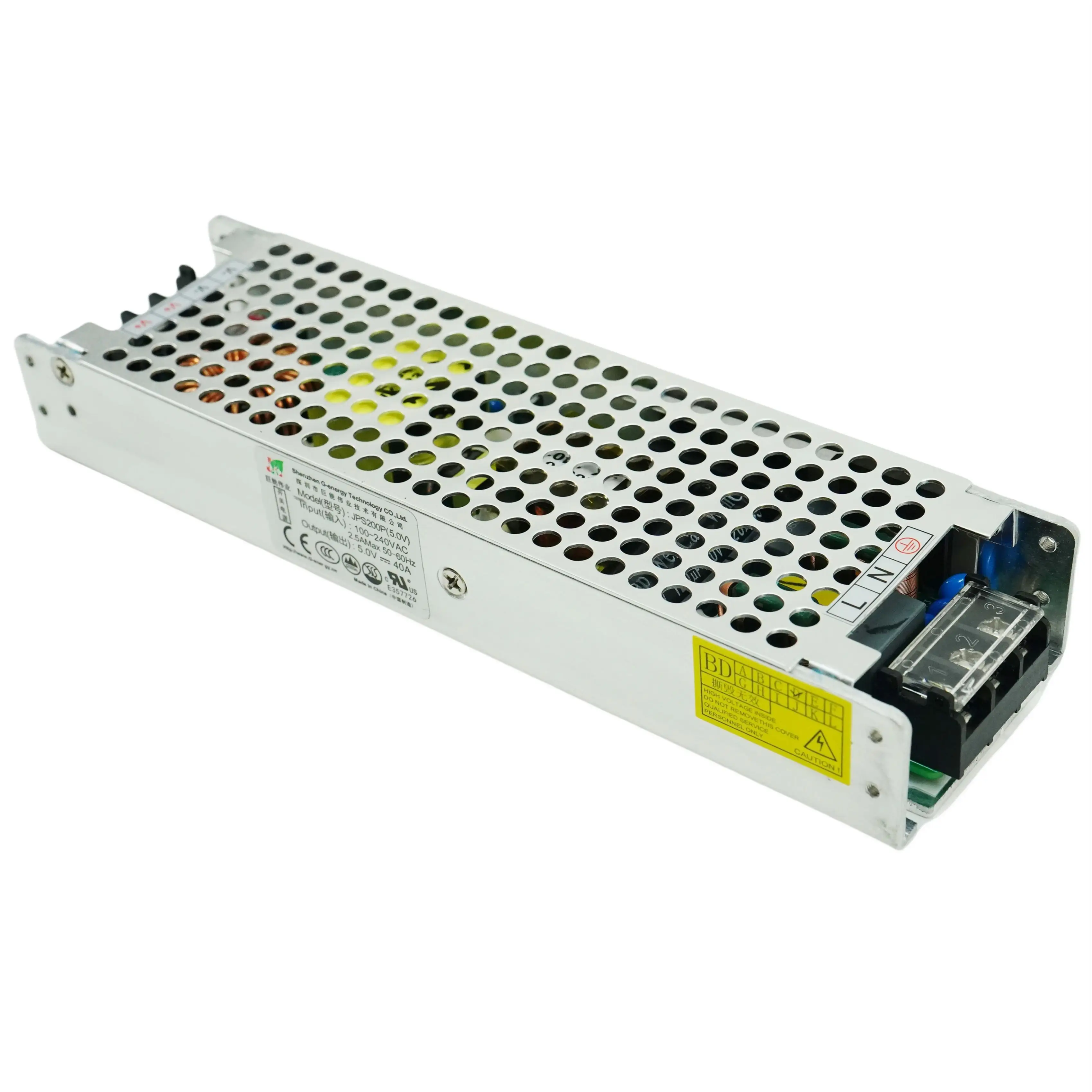 LED Source 5V 40A 110V 200W Wide Voltage power G-Energy JPS200P