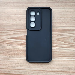 Luxury Candy Matte Soft Cover with Anti - Fall Protection for Itel City 100 (TY black)